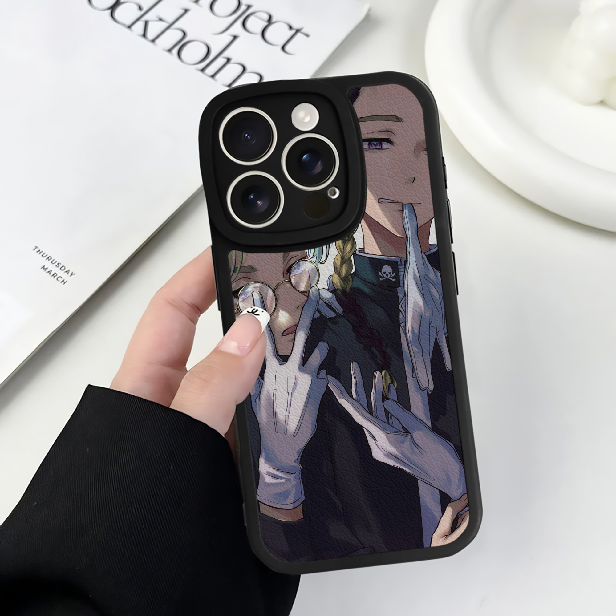 （画像用） 東京リベンジャーズ Tokyo Revengers 【iPhone 16シリーズ対応】シリコンスマホケース（レザー調） 材質：シリコン